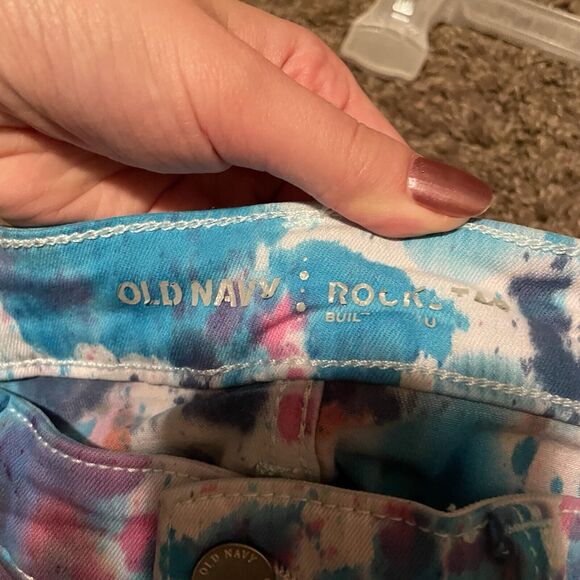 Women’s Old Navy Rockstar Tie Die Skinny Jeans Size 2 - Picture 6 of 7